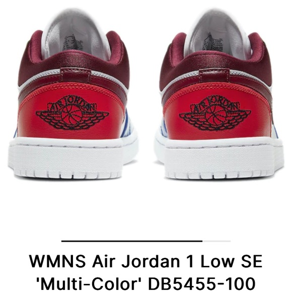 NIKE WOMENS AIR JORDAN 1 LOW SE 'MULTI-COLOR' - Picture 5 of 7